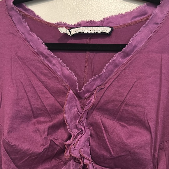 Aquilano Rimondi Plum Sleeveless Blouse sz 46 - Picture 3 of 8